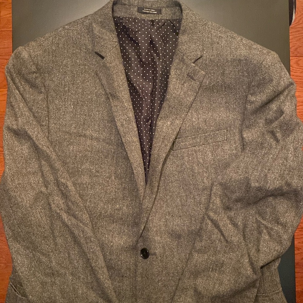 Express grey suit jacket, size 44 regular